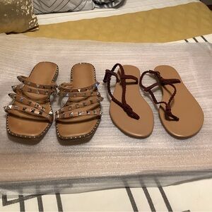 Sandal bundle size 8 and size 9